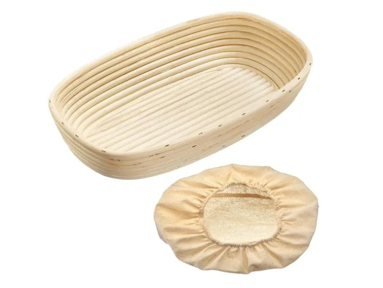 Westmark Set Gärkorb oval mit Bezug 33.5 x 20.5 x 8cm 1 Stück, Braun