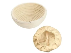Westmark Set Gärkorb rund mit Bezug D20.5 x 8.1 cm 1 Stück, Braun