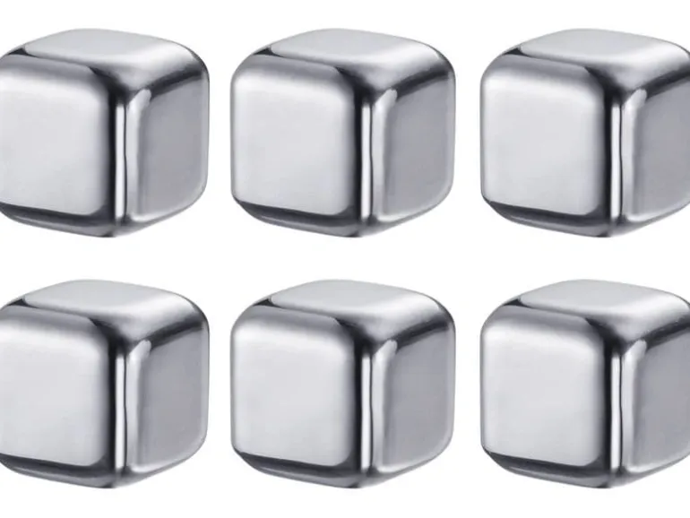 Westmark 7 tlg. Set Eiswürfel mit Zange Cosmo 7-teilig, Silber