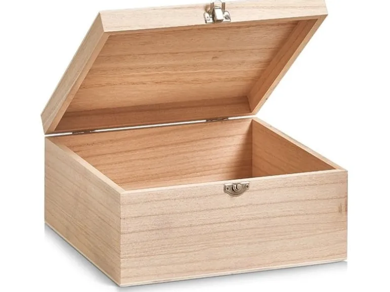 Zeller Present Aufbewahrungsbox Holz Braun