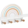 Zeller Present Kinder-Wandgarderobe Rainbow