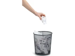 Zeller Present Papierkorb Mesh 12 l, Anthrazit