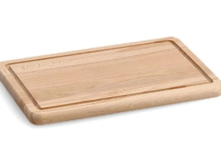 Zeller Present Schneidebrett mit Saftrille 23 cm x 35 cm
