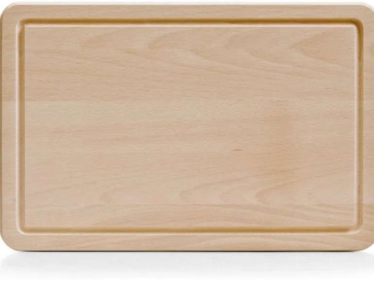 Zeller Present Schneidebrett mit Saftrille 23 cm x 35 cm