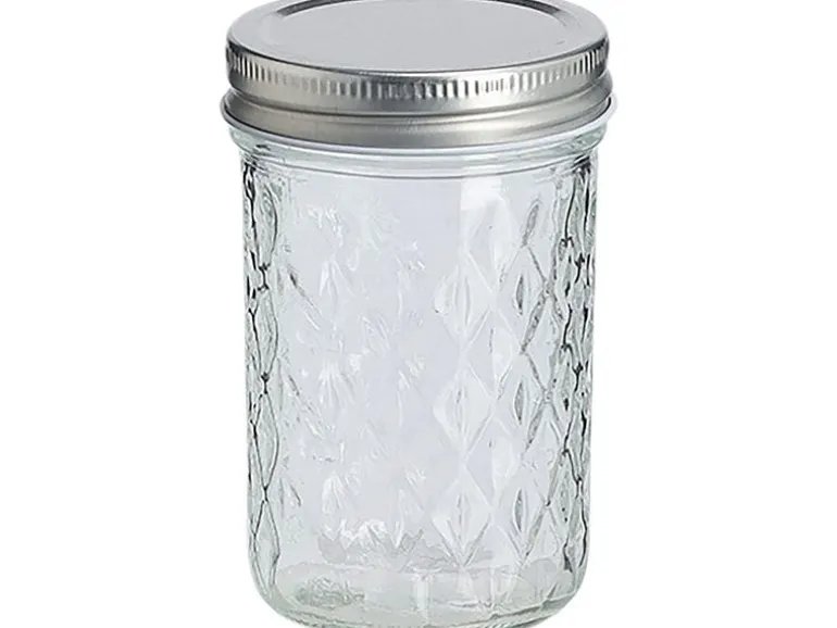 Zeller Present Vorratsglas mit Struktur 250 ml