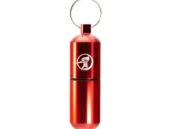 Zunder Zahnstocher Schlüsselanhänger Zunder Schlüsselanhänger, Red Aluminium
